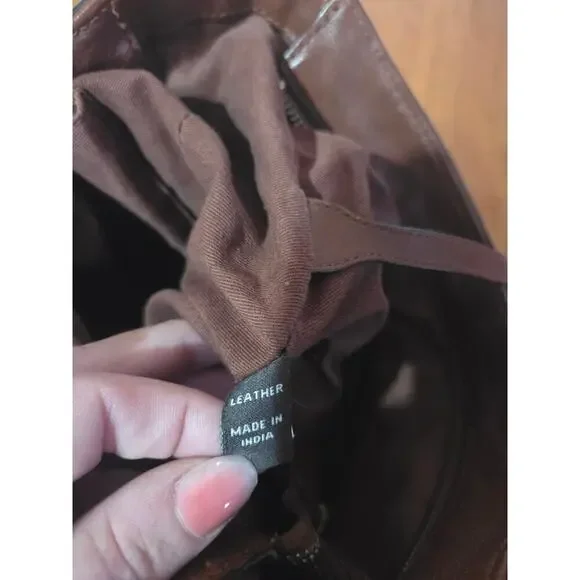 FRYE Olivia Large Leather Crossbody Shoulder Bag Cognac Super Nice!! - Picture 11 of 11